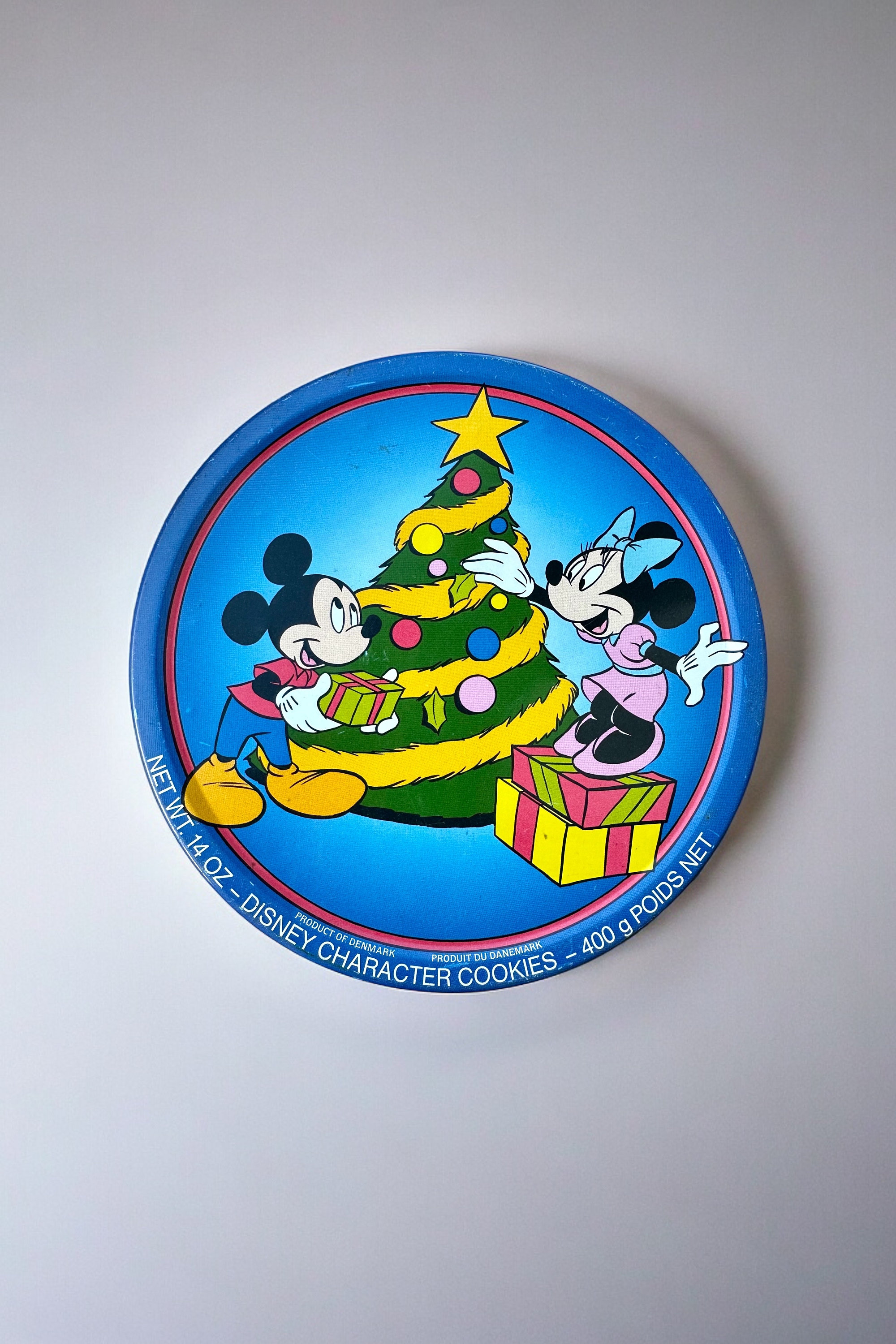 Vintage Disney - Minnie und Micky Maus runder Keks / Keksdose