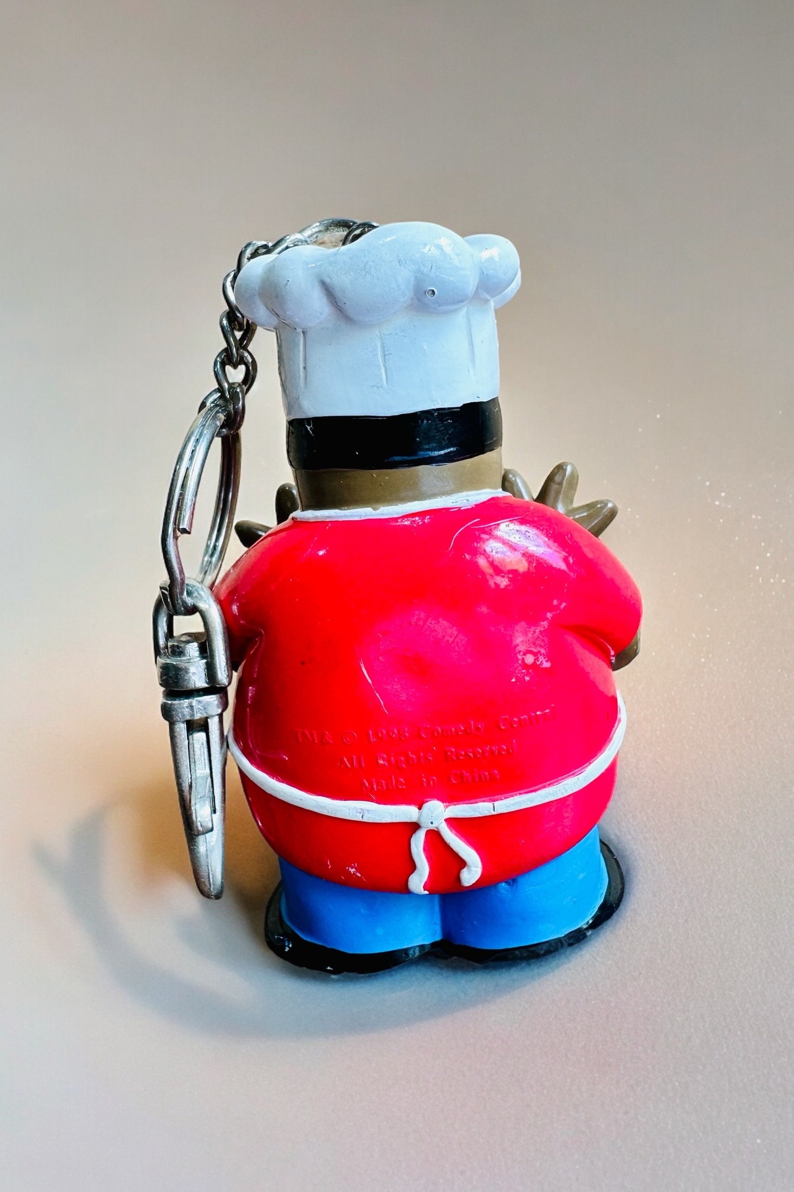 Vintage South Park Chef Keyring, 1998, Comedy Central, Fun 4 All