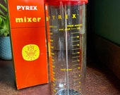 Vintage retro JAJ Pyrex Drinks mixer Separator original box mid century