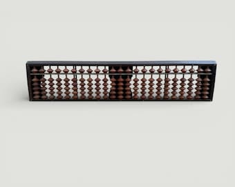 Vintage Soroban Wooden Japanese Abacus Calculating Tool