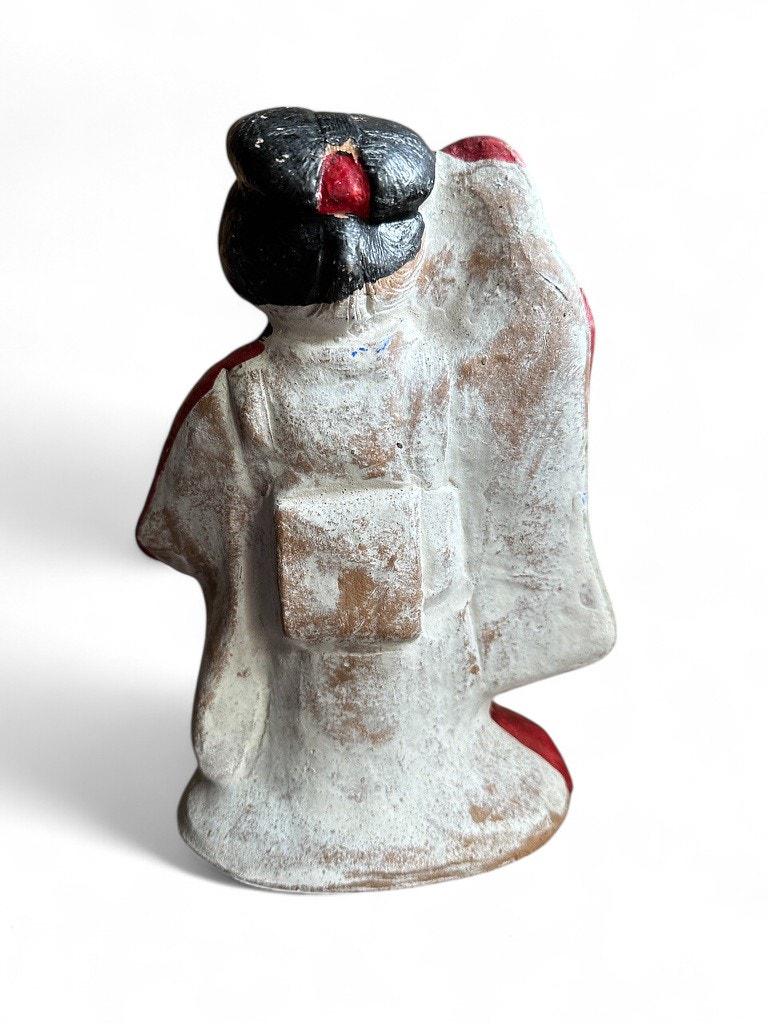 Vintage Ohama Clay Doll, Japanese Folk Art Figure - Etsy