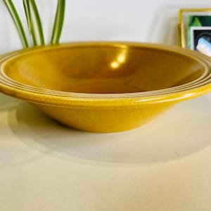 Vintage Hornsea Saffron Cereal / Soup Bowl, 1970&#39;s Retro