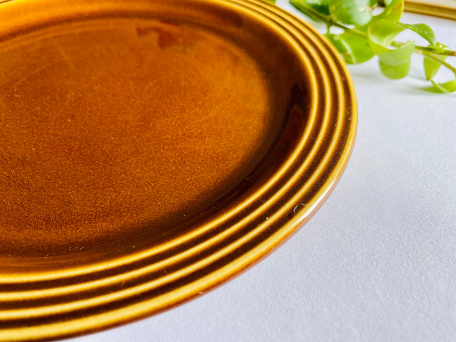 Vintage Hornsea Heirloom Autumn Brown Tea Plate / Side Plate Etsy UK