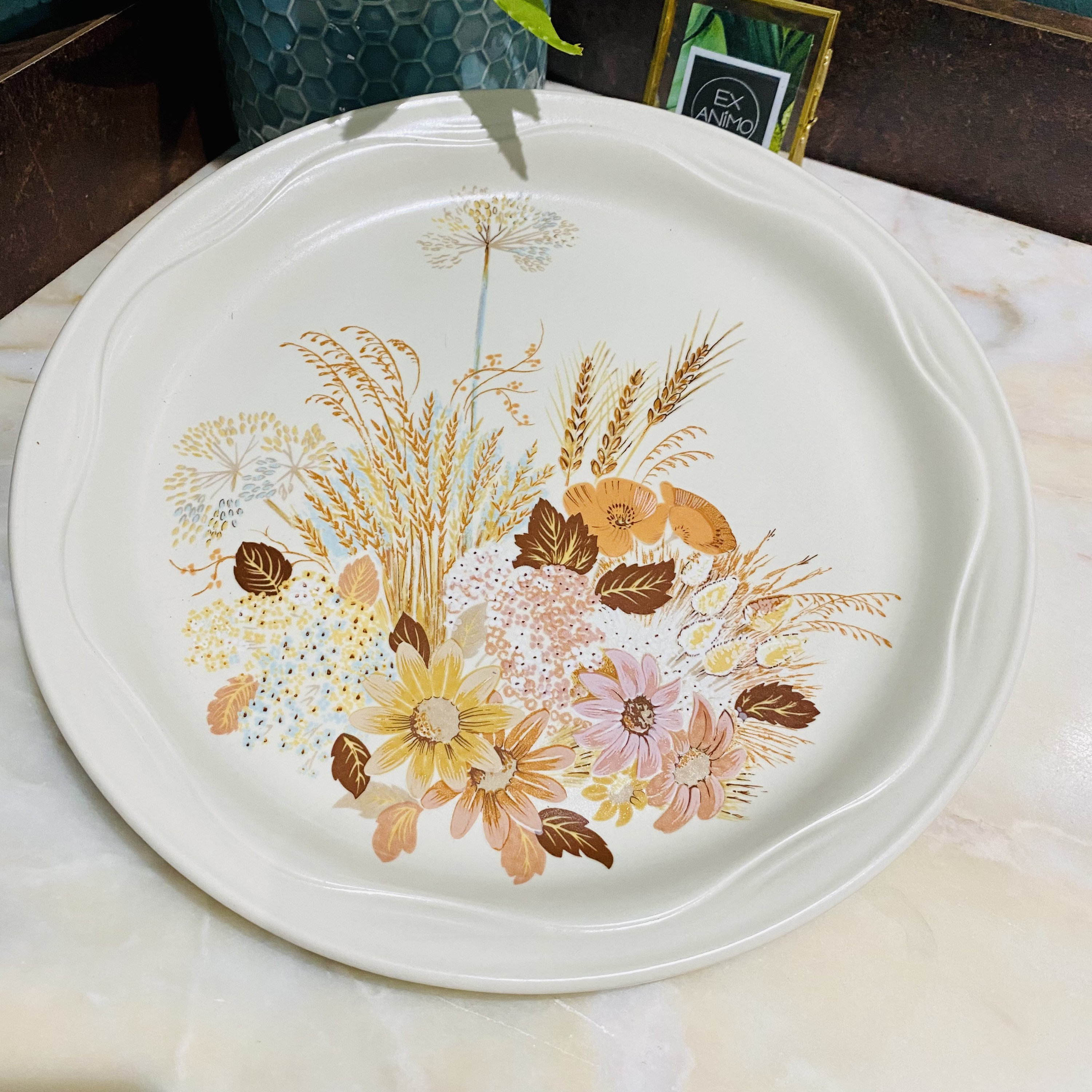 Vintage Poole Pottery - Summer Glory, Dinner Plate, 1970's / Retro
