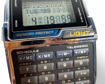 Vintage Casio Data Bank 150 Illuminator DBS-1500 / 1477 - Etsy