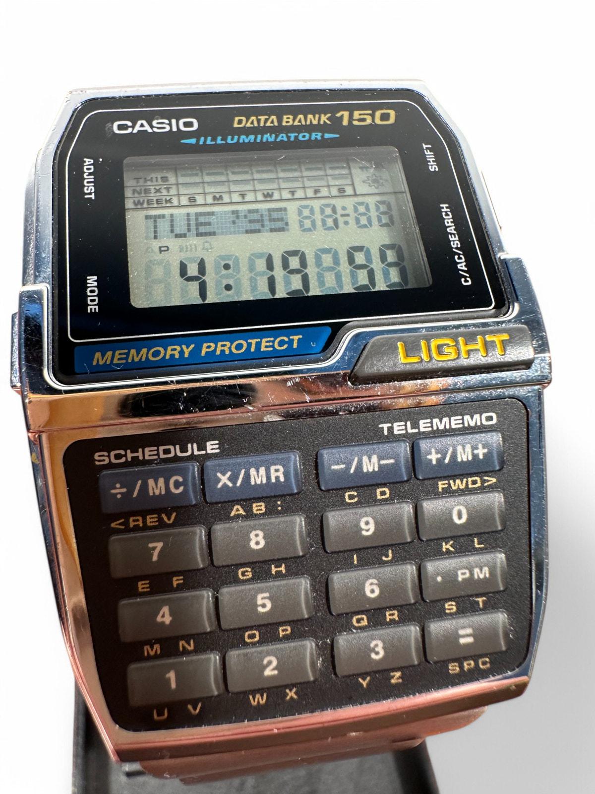 Vintage Casio Data Bank 150 Illuminator DBS-1500 / 1477 - Etsy