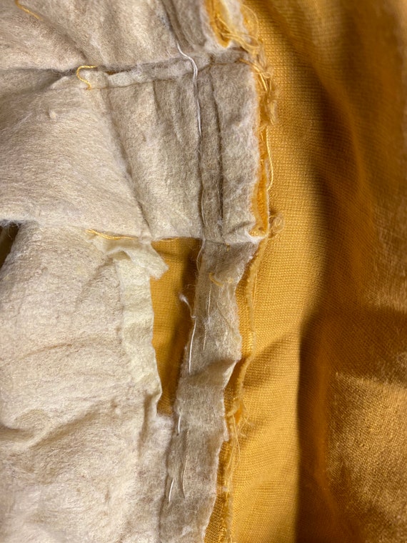 Handmade Vintage Mustard Velvet Dress - image 10