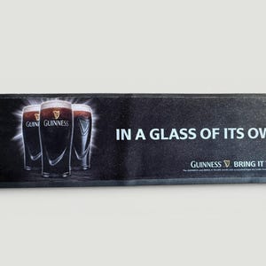 Guinness Bar Runner - In a glass of its own - home bar image 2