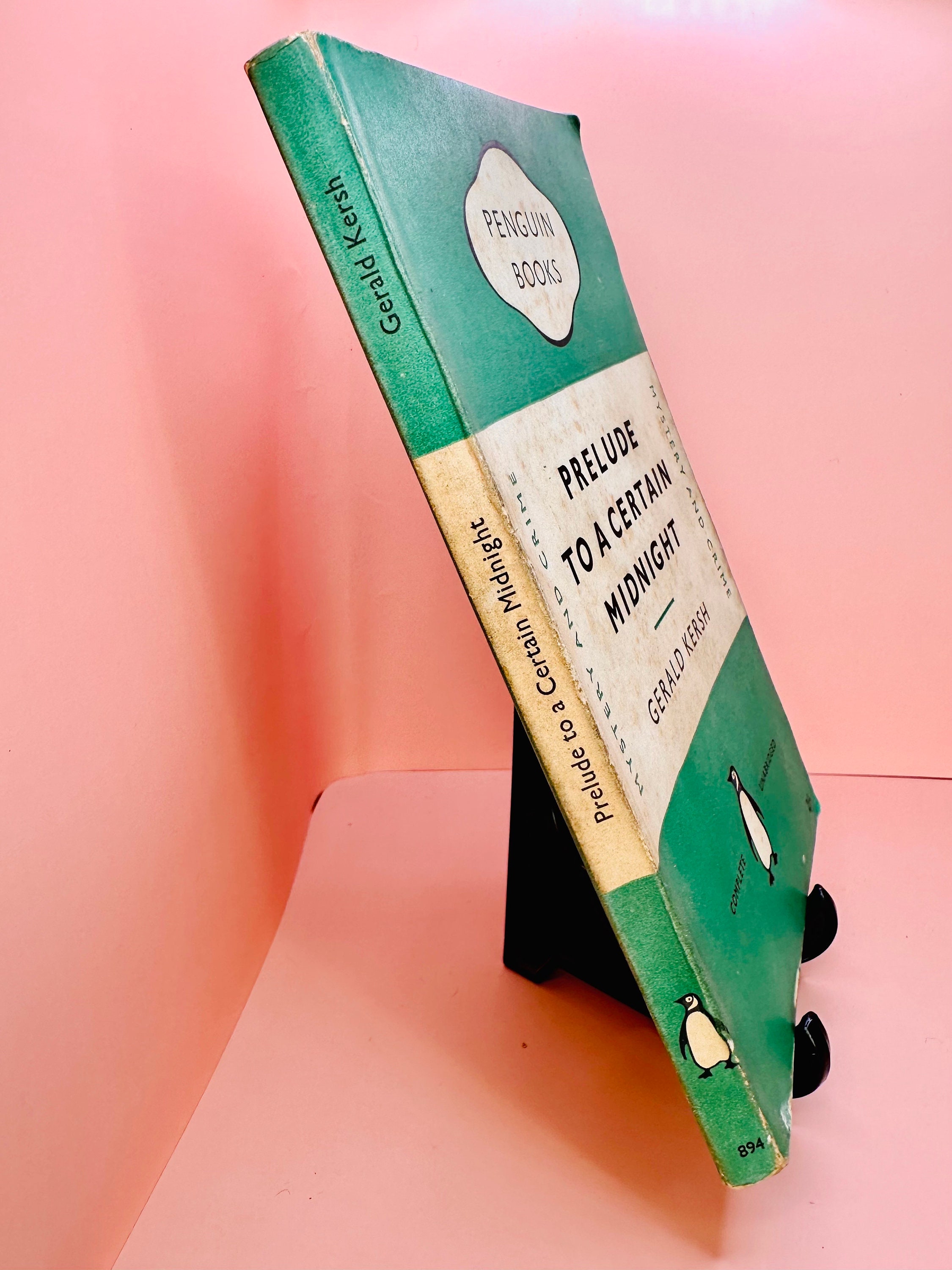Vintage Penguin Book, Green Stripe, Prelude to a Certain Midnight