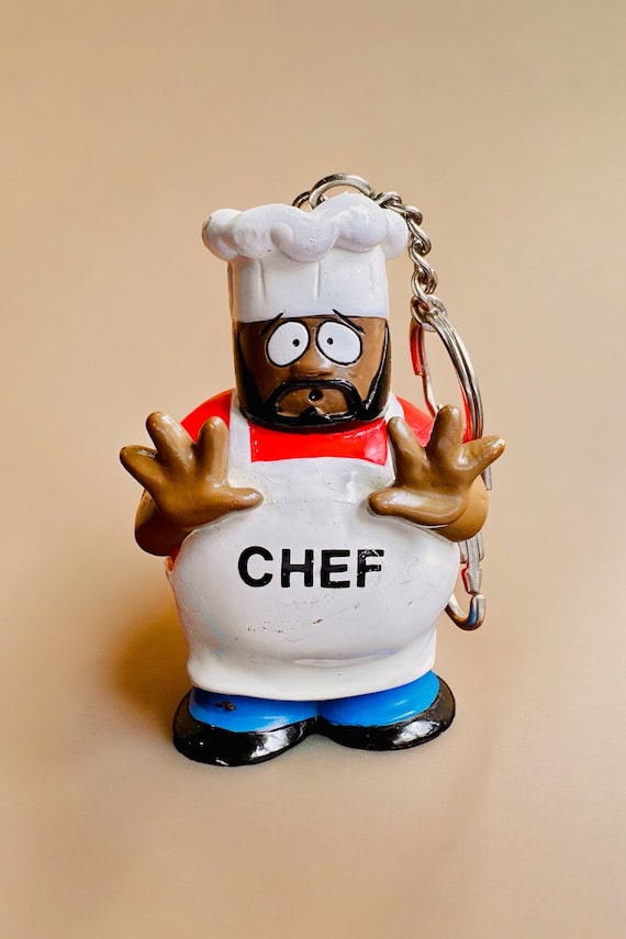 フィギュア CHEF Nintendo ゲーム＆ウォッチ ビネット シェフ Vintage South Park Chef Keyring, 1998, Comedy Central, Fun 4 All