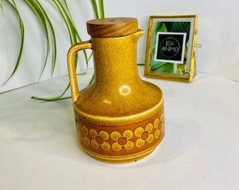 Vintage Hornsea Saffron Oil / Vinegar jug, 1970&#39;s Retro