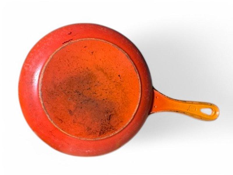ヴィンテージ ル クルーゼ スキレット - オレンジ / 火山 / 炎 - Etsy 日本
