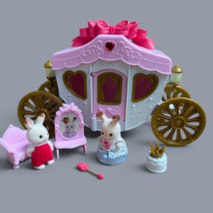 Sylvanian familjepaket - buss, vagn och gungor bild 4