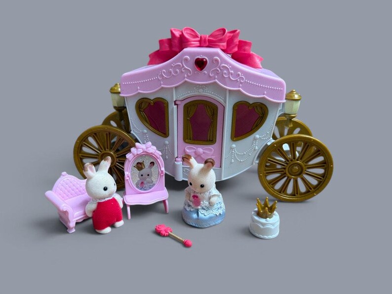 Sylvanian familjepaket - buss, vagn och gungor bild 4