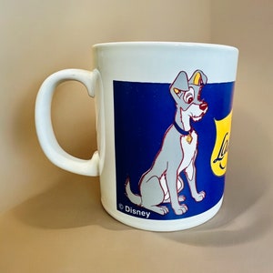 Vintage - Lady And The Tramp Mug - Disney - Staffordshire Co