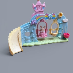 Sylvanian familjepaket - buss, vagn och gungor bild 7