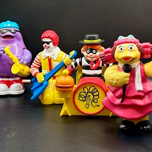 Rare, Vintage, Mcdonald's Rockband, Full Set, Vintage, 1993