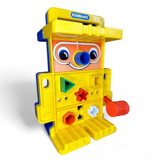 ヴィンテージ ロボバッシャー、キディクラフト、おもちゃ - Etsy