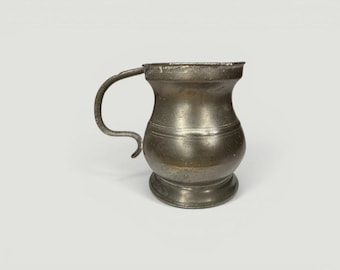 Viktorianischer Zinn-Bierkrug - Half Pint