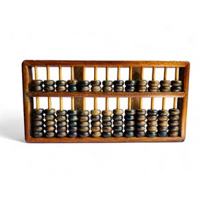 Vintage Soroban Wooden Japanese Abacus Calculating Tool
