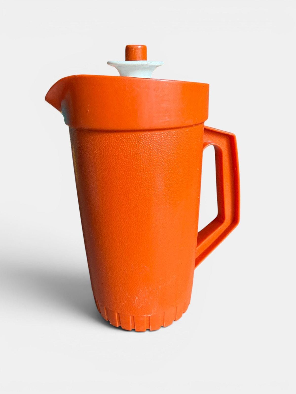 Vintage Tupperware Juice Jug 874 Mini Pitcher - Orange - Etsy