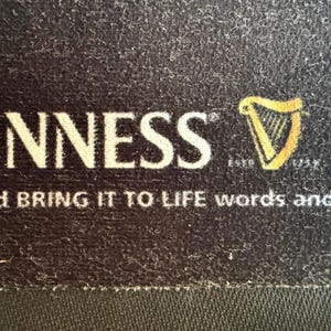 Guinness Bar Runner - In a glass of its own - home bar image 5