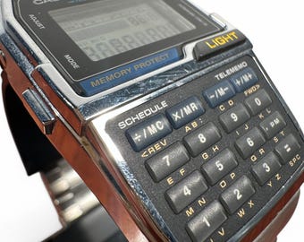 CASIO DATA BANK 1500 ILLUMINATOR 本体 Vintage Casio Data Bank 150 Illuminator DBS-1500 / 1477 - Etsy