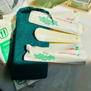 Zestaw podróżny Vintage Cathay Pacific
