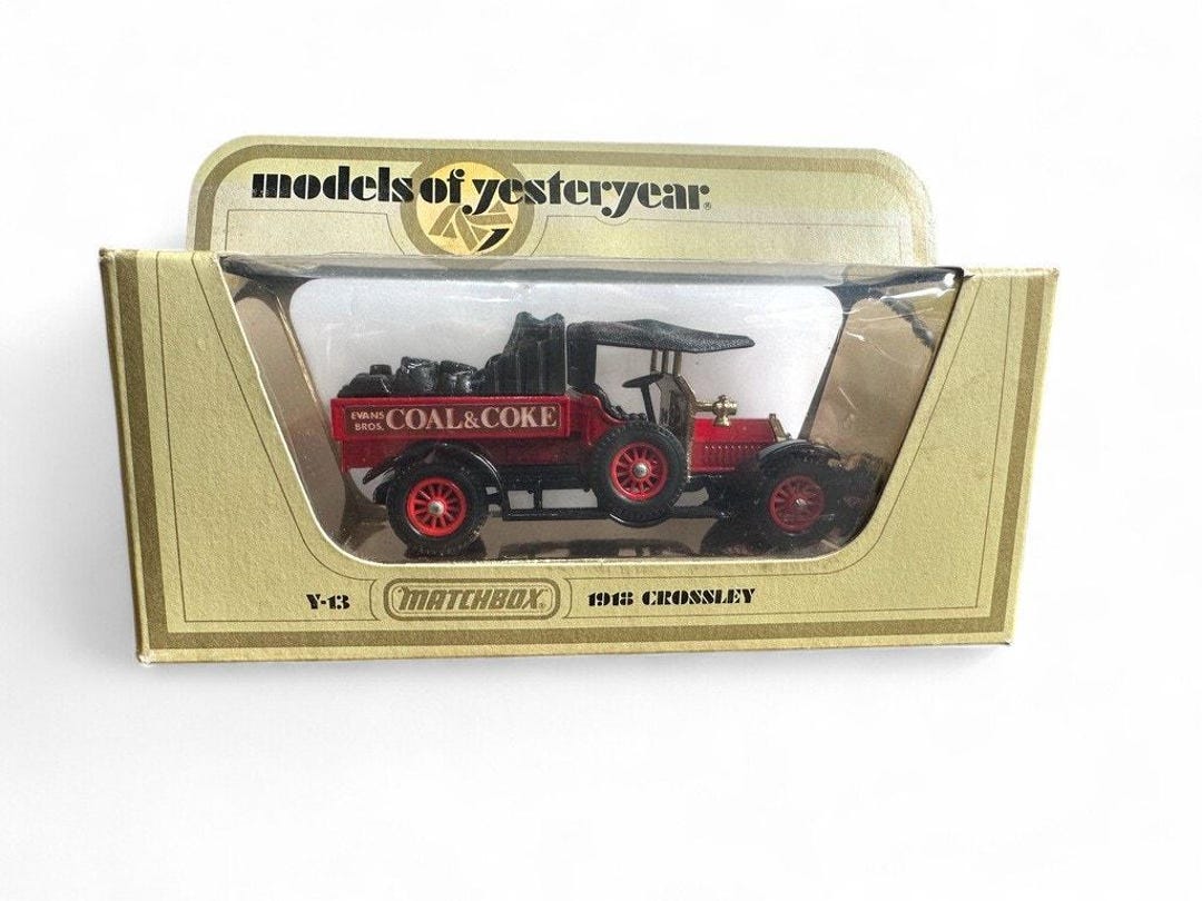 1978 Matchbox 1918 Crossley Coal & Coke Truck Y-13 Models of