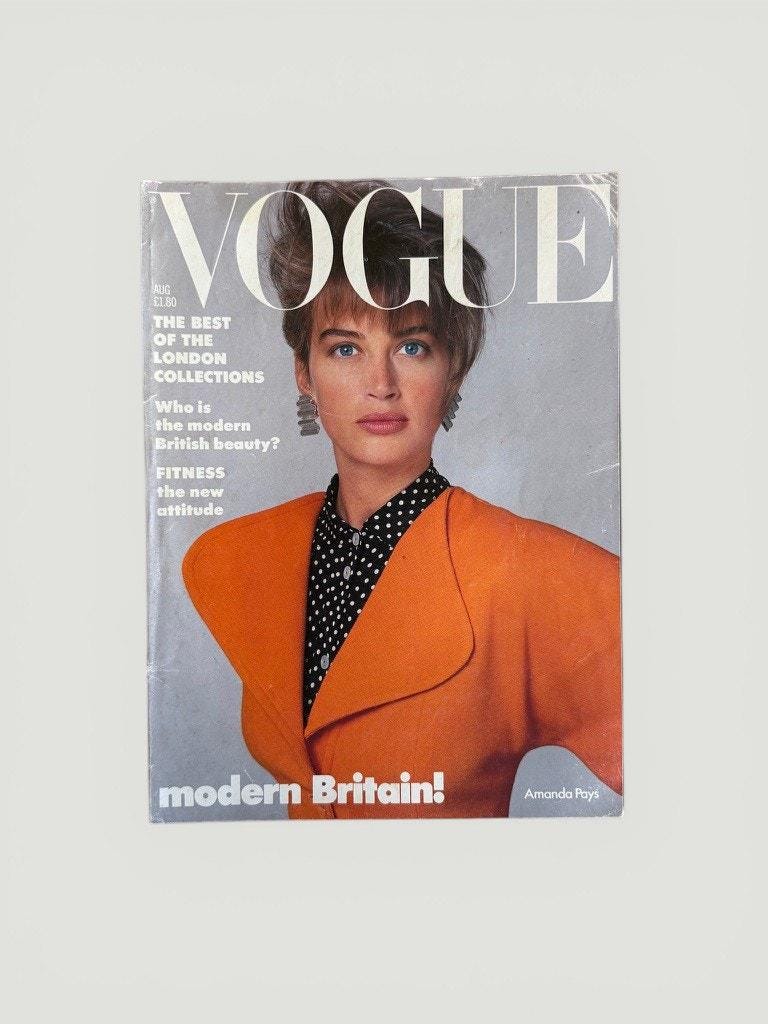 British Vogue Magazine Vintage - Etsy Canada
