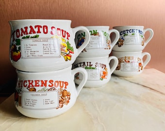 Vintage Kitchenware, 1970’s retro Soup Cup / Mug / Bowl