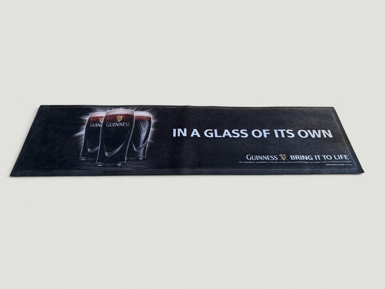Guinness Bar Runner - In a glass of its own - home bar image 3