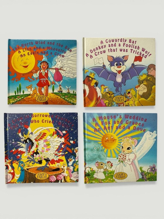 Vintage 1990's Hardback Aesops Fables Collection - Childrens Books