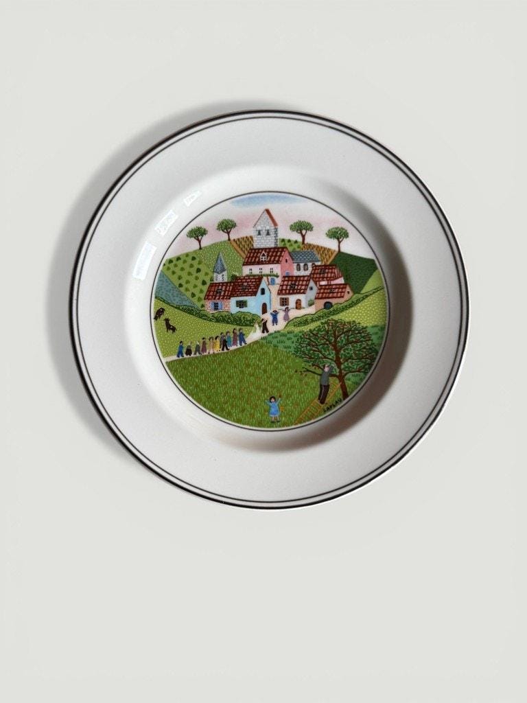 Villeroy & Boch - Naif Bread and Butter Plate - Wedding Procession