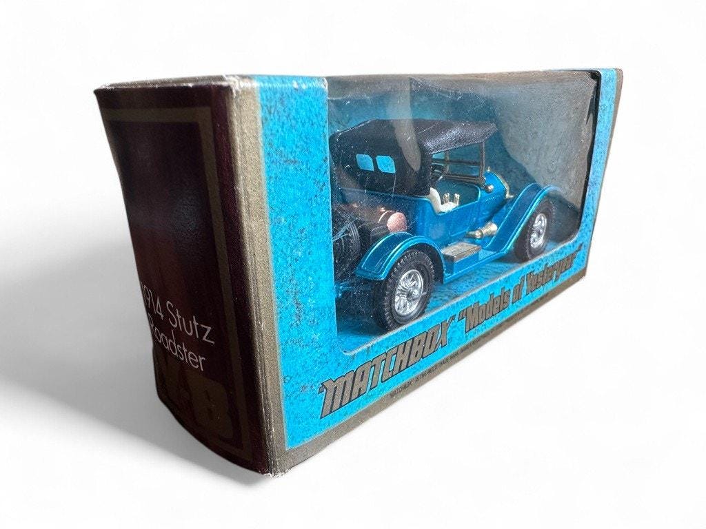 A35 1:43 Matchbox Yesteryear Y-8 Y8 1914 Stutz Roadster Metallic