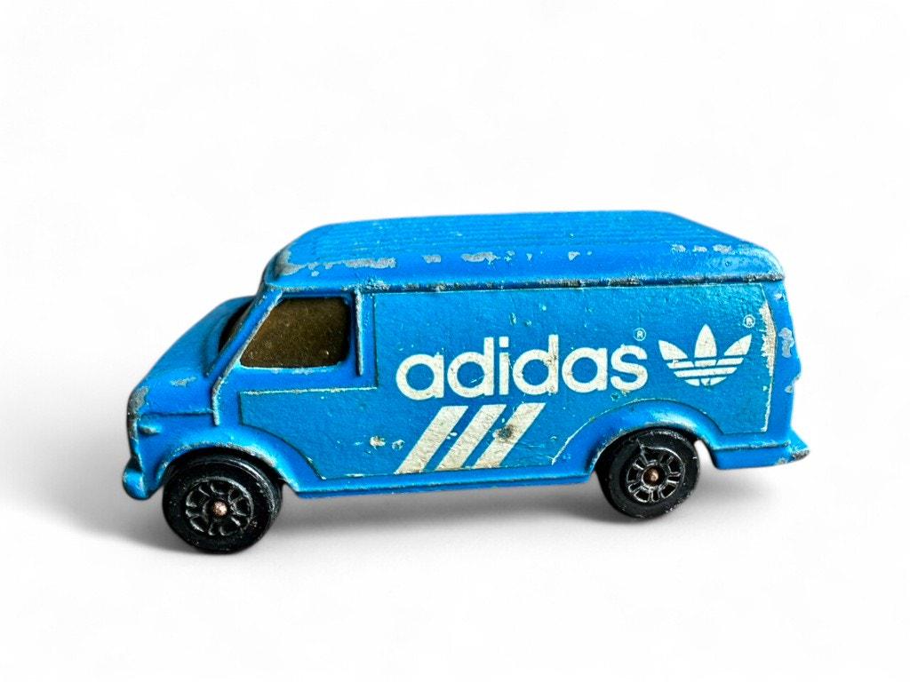 Vintage Corgi Juniors, Blue Adidas Chevy Van - Etsy