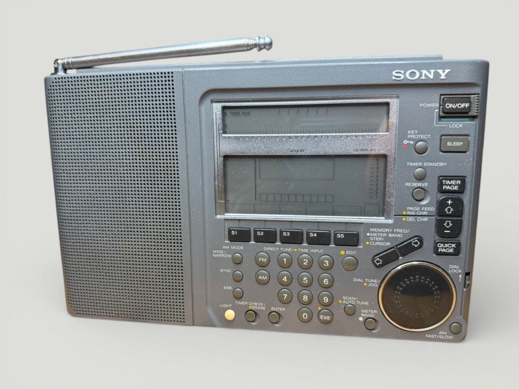 Vintage Boxed Sony Radio - ICF-SW77 - 1991 - Etsy