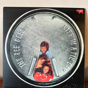 Vintage 12” lp vinyl record, The Bee Gees, Life in a tin can