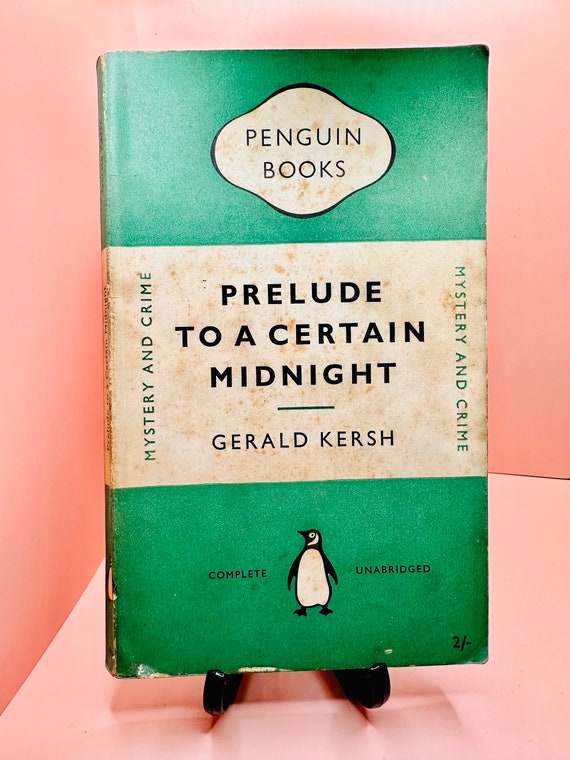 Vintage Penguin Book, Green Stripe, Prelude to a Certain Midnight