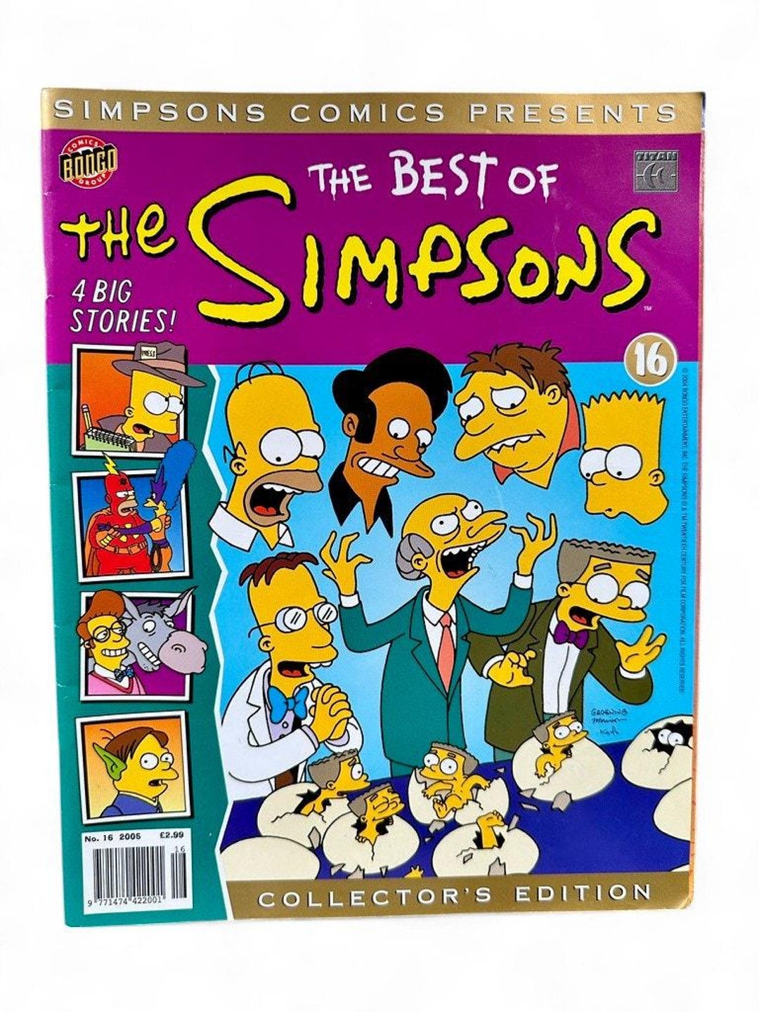 Simpsons Comic August 2005 Issue 16 : Collectors Edition , Inc