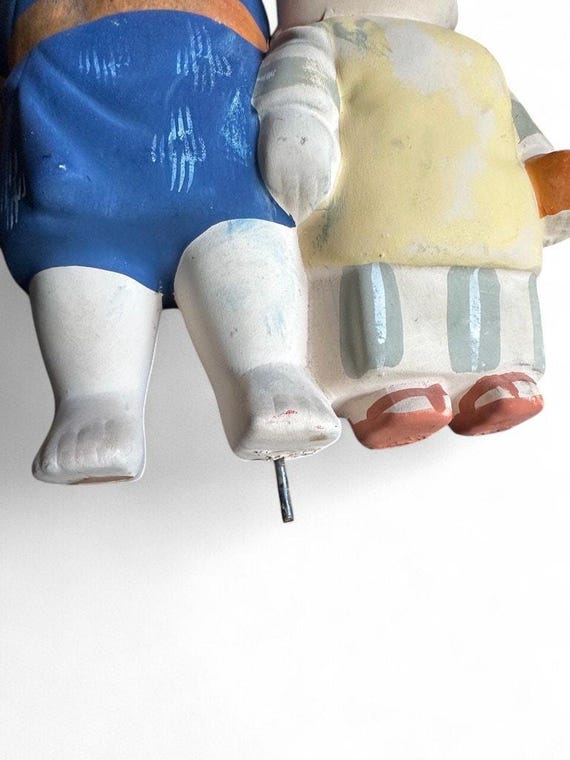 ヴィンテージ日本の土の博多人形民芸フィギュア - Etsy 日本