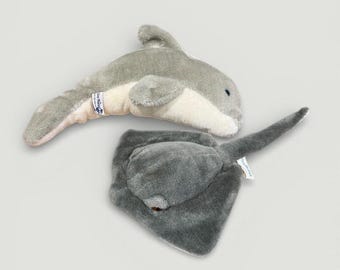 Vintage Seaworld Plushy - Dolphin - Manta Ray