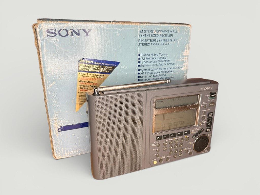 Vintage Boxed Sony Radio - ICF-SW77 - 1991 - Etsy