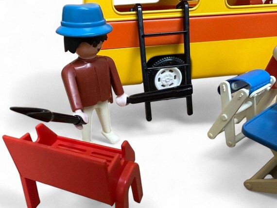 Playmobil 3143 Geländewagen mit Anhänger und Motorräder (Gebraucht) in