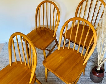 Vintage Ercol hoop back dining chair