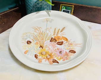 Vintage Poole Pottery - Summer Glory, Dinner plate, 1970’s / Retro