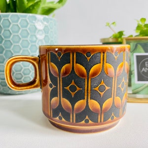 Vintage Hornsea Heirloom Autumn Brown Tea / Coffee Cup