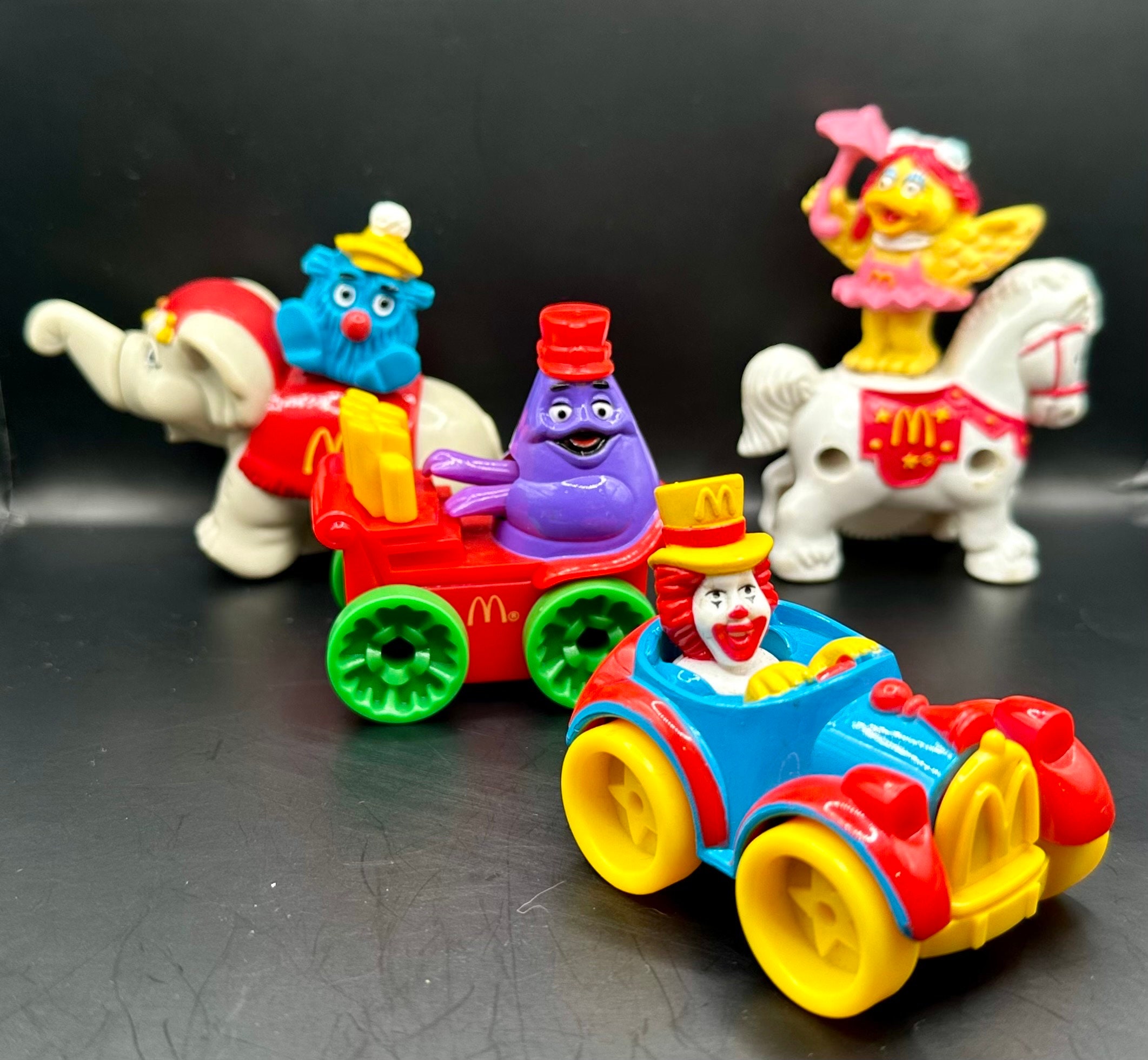 Rare, Vintage, Mcdonald's Circus, Full Set, Vintage, 1989