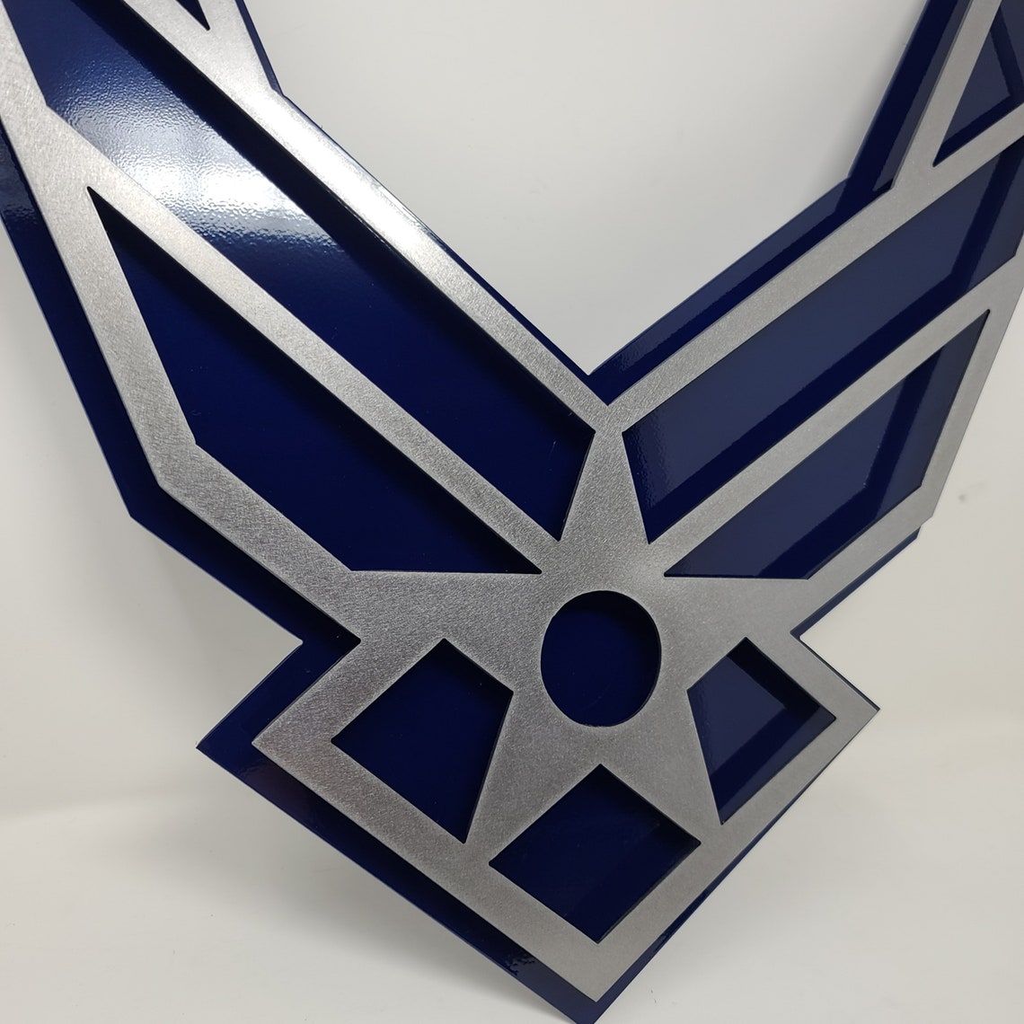 US Air Force 3D Metal Logo Sign Metal Art Metal Wall Art Etsy