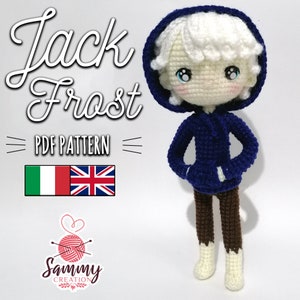 Jack Frost Rise of the Guardians The five 5 legends crochet pattern PDF (amigurumi doll tutorial photo dolls)